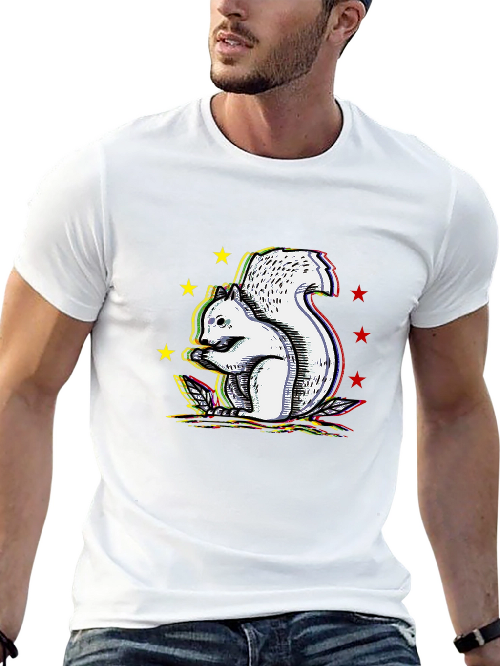 Squirrel Graphic Tee - Unique Design T-Shirt