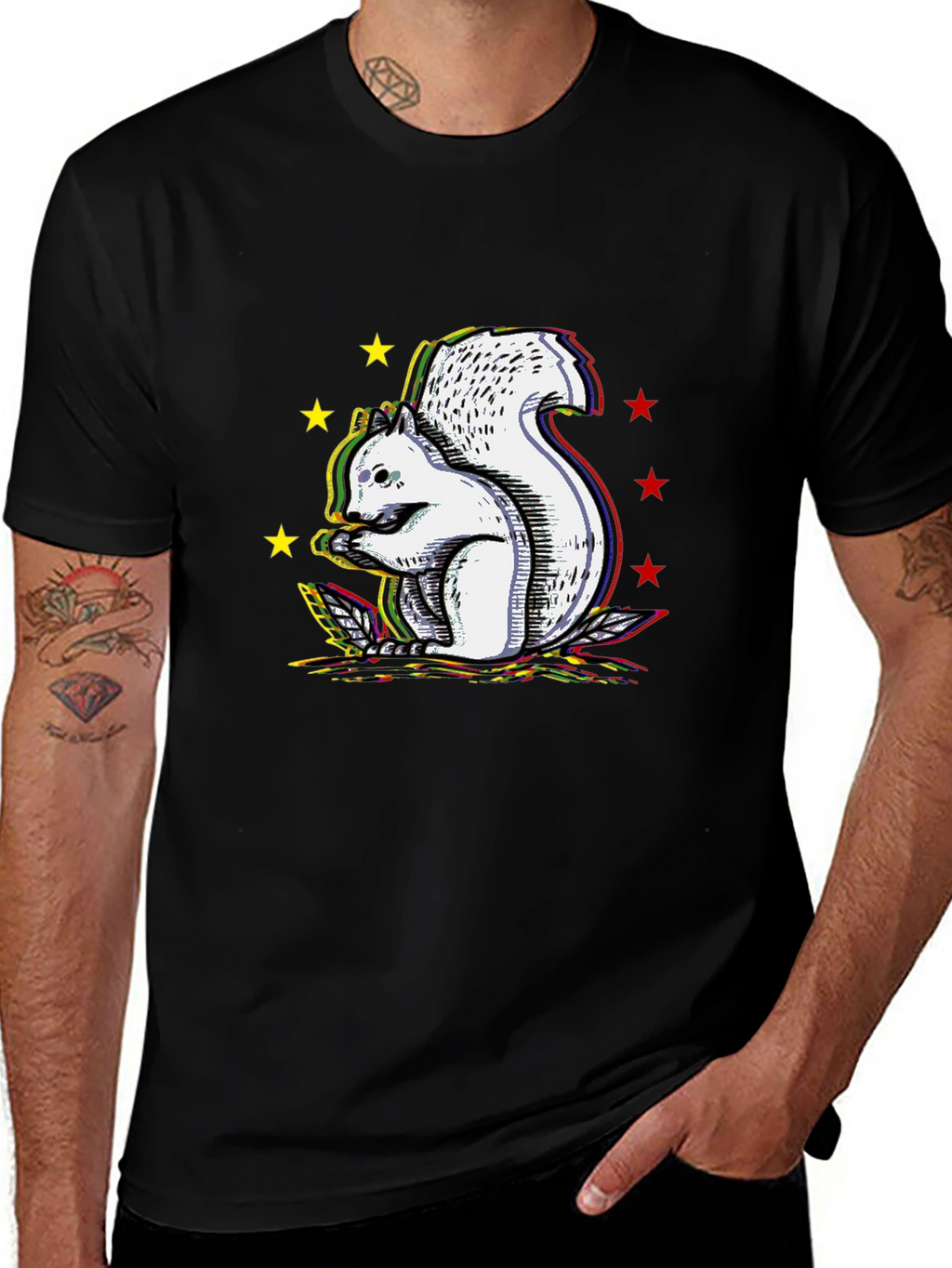 Squirrel Graphic Tee - Unique Design T-Shirt