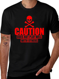 Caution T-Shirt - Does Not Play Well With Others