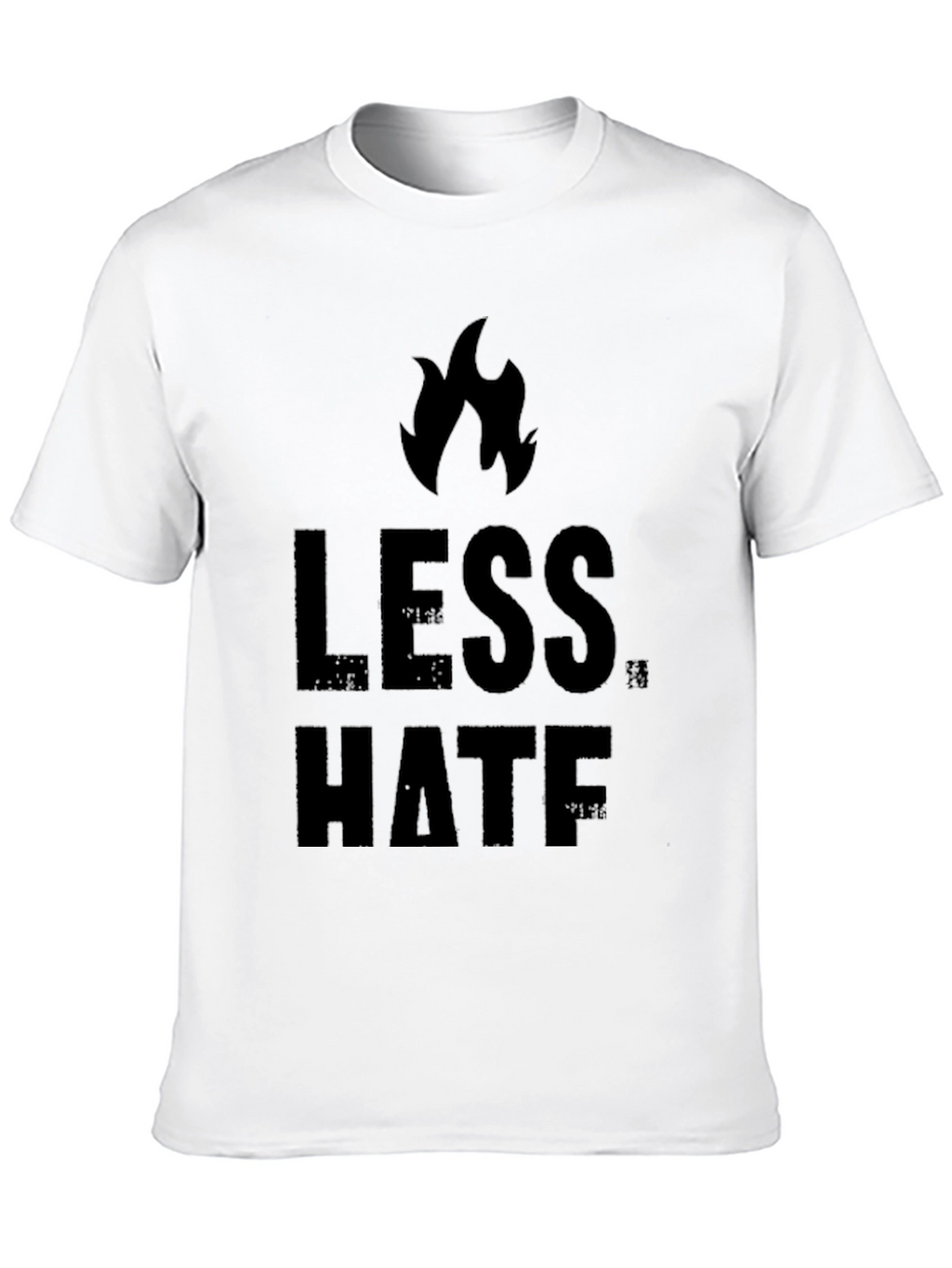 Less Hate Flame Graphic Tee