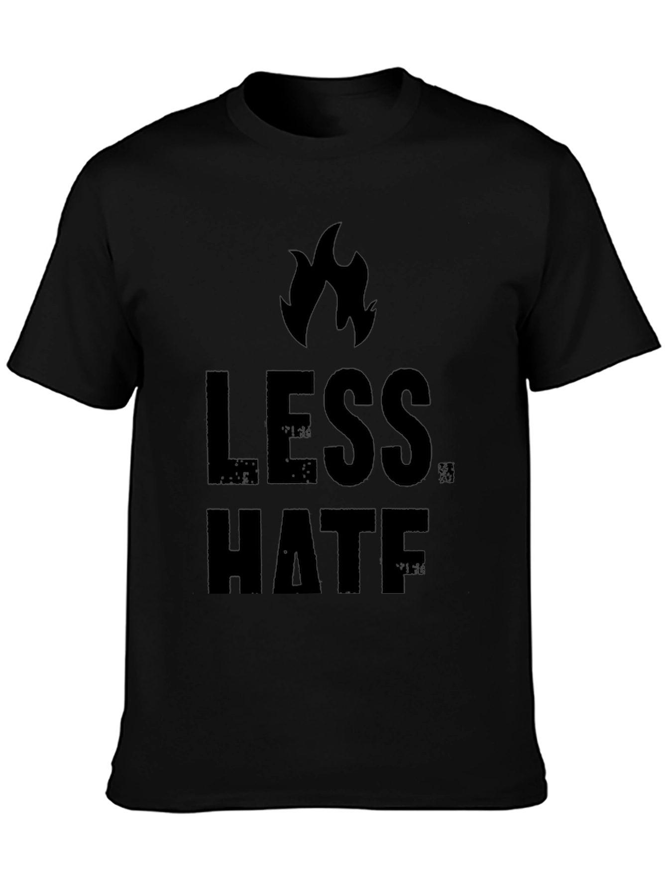 Less Hate Flame Graphic Tee