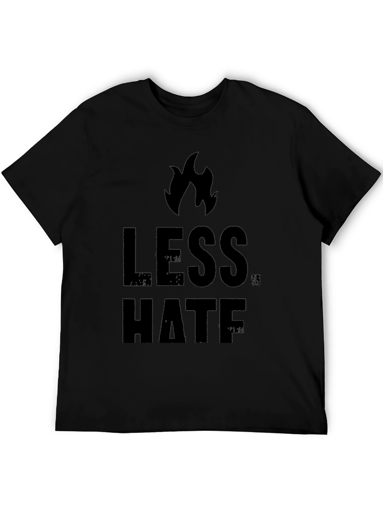 Less Hate Flame Graphic Tee