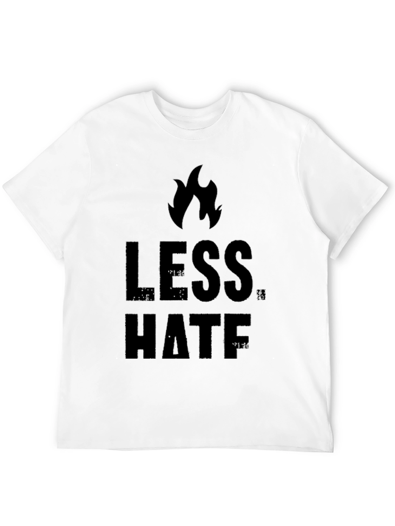 Less Hate Flame Graphic Tee