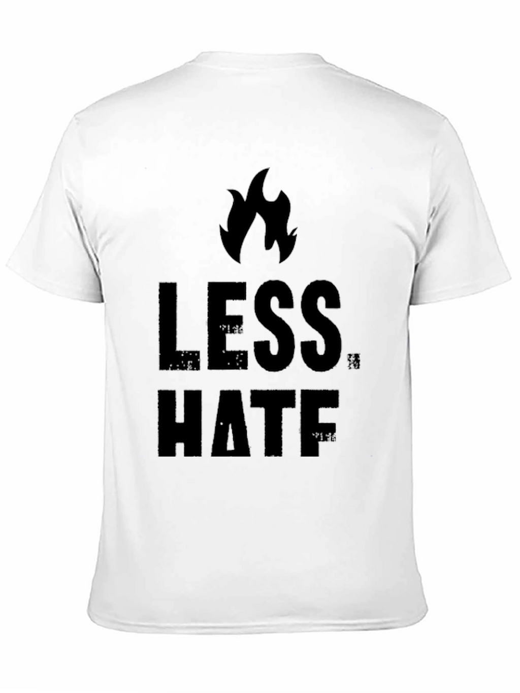 Less Hate Flame Graphic Tee