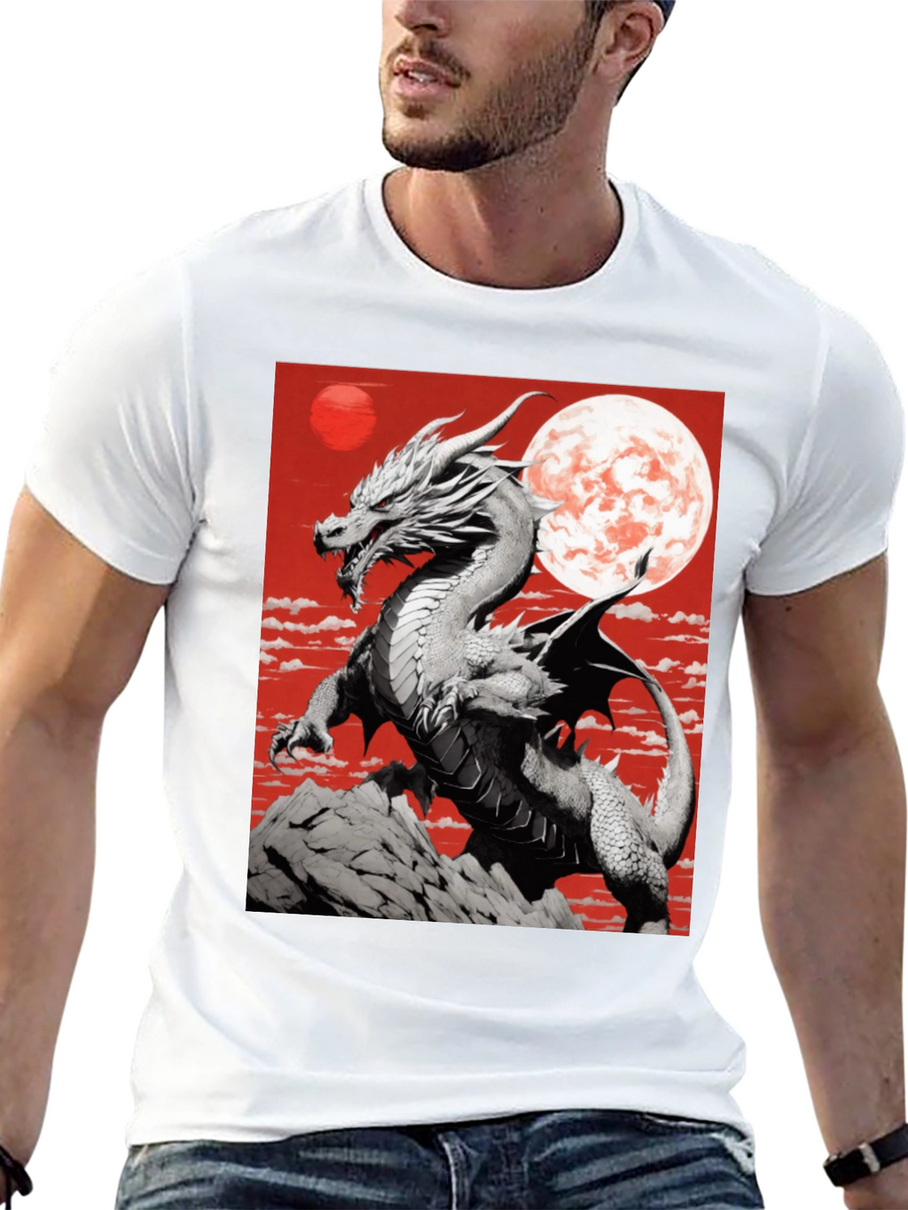 Dragon Moon Graphic Tee