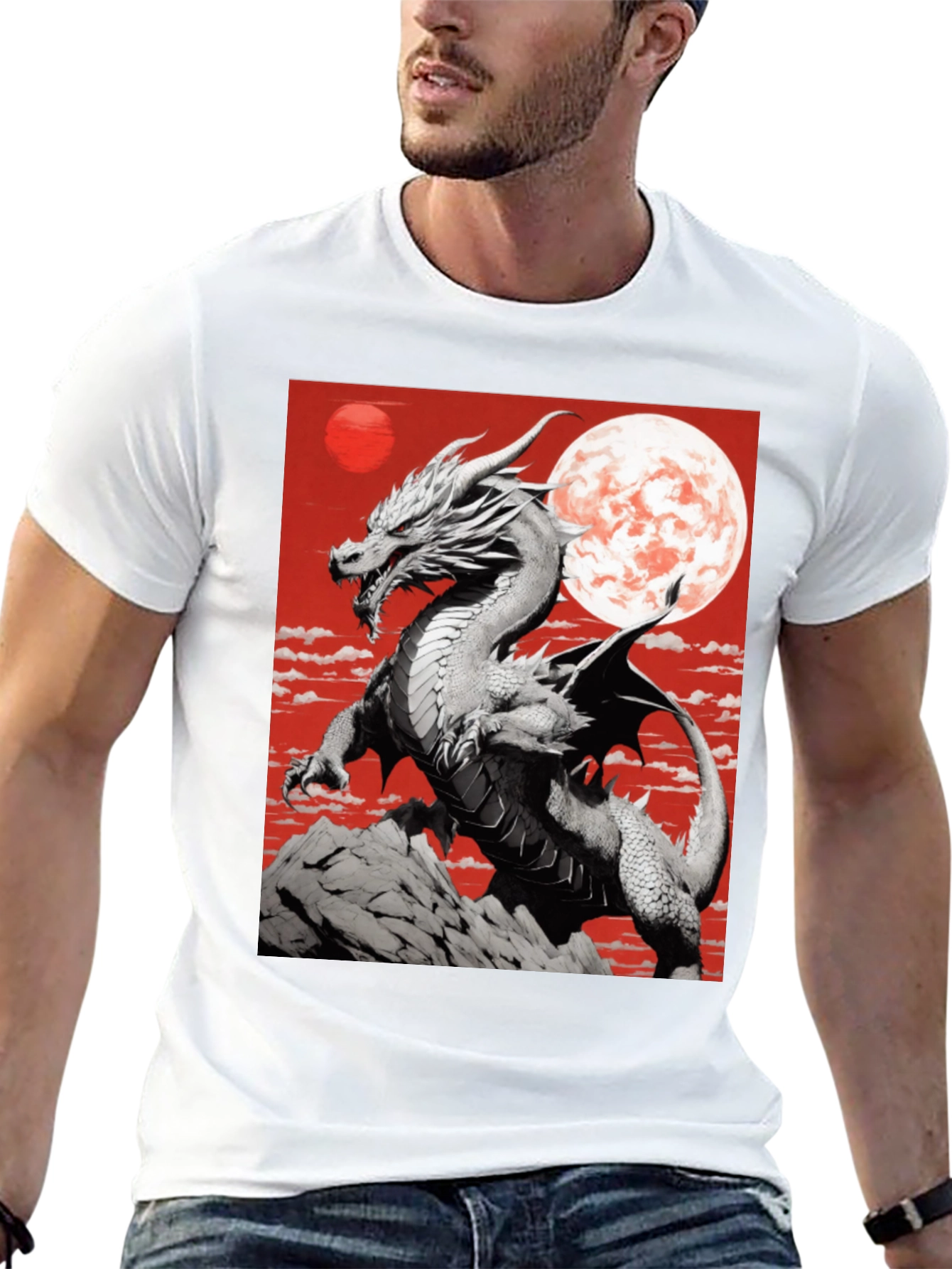 Dragon Moon Graphic Tee