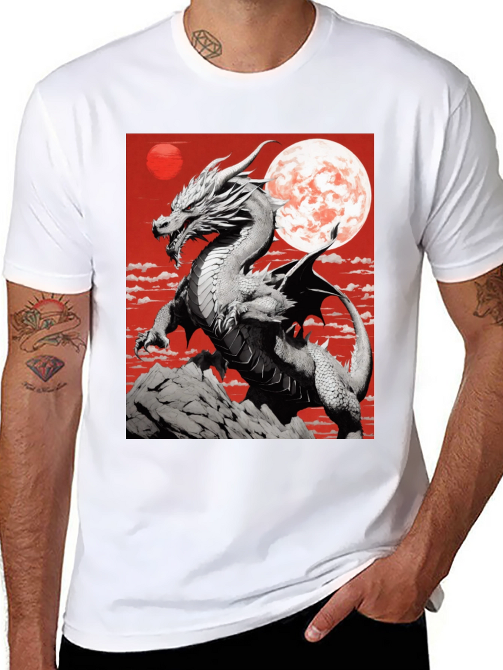 Dragon Moon Graphic Tee