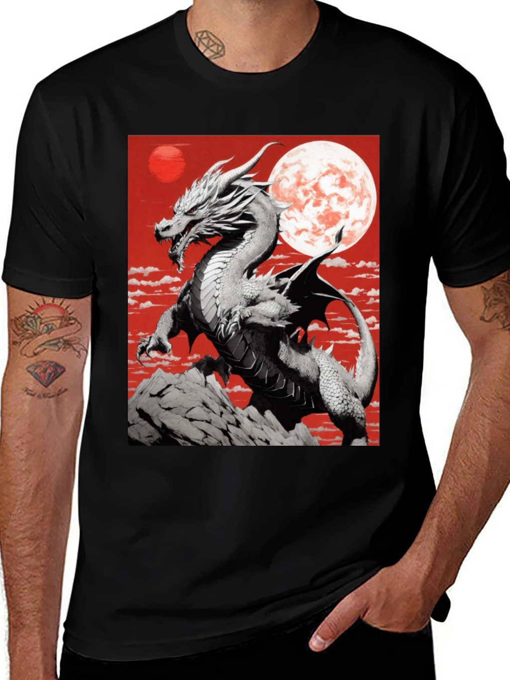 Dragon Moon Graphic Tee