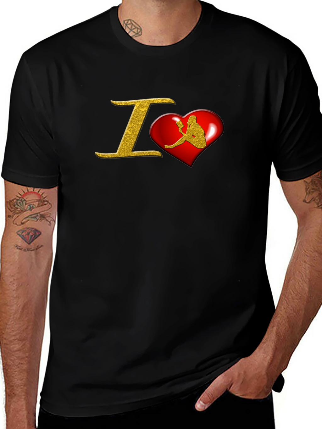 I Love Hockey T-Shirt
