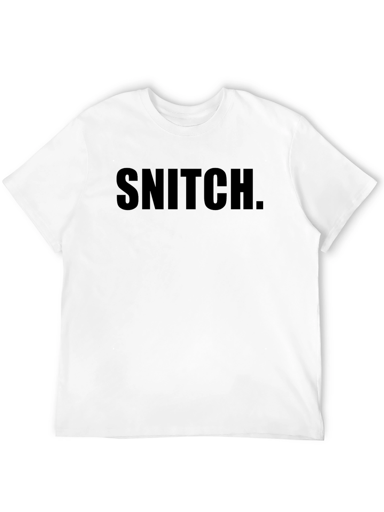 Snitch Graphic T-Shirt - Bold Statement Tee