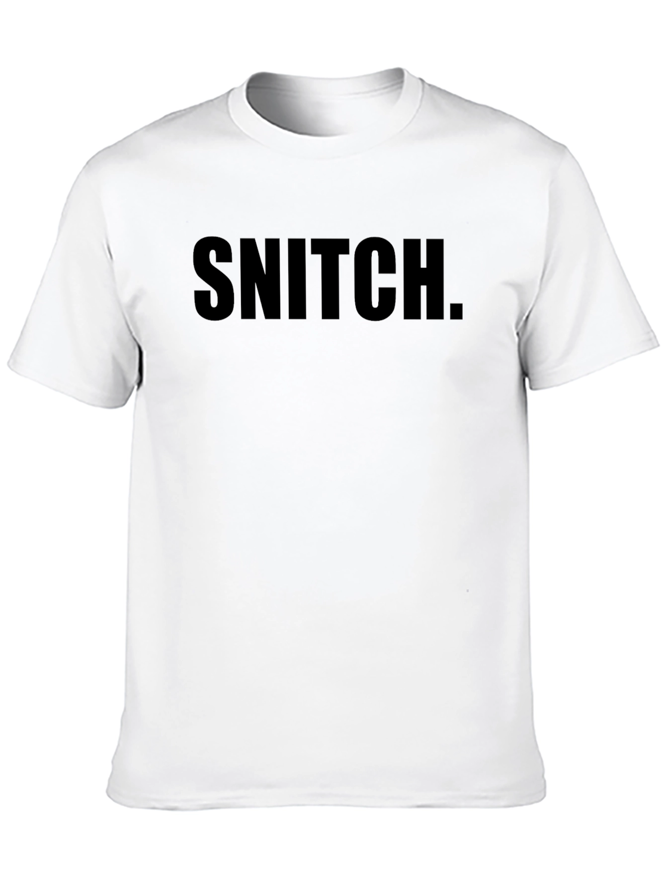 Snitch Graphic T-Shirt - Bold Statement Tee
