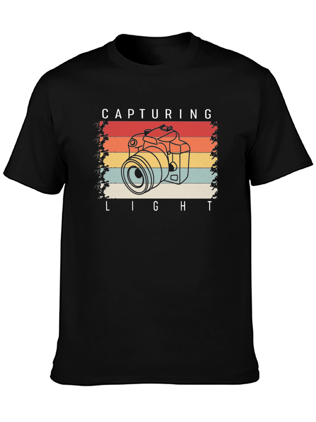 Retro Camera Graphic T-Shirt - Capturing Light