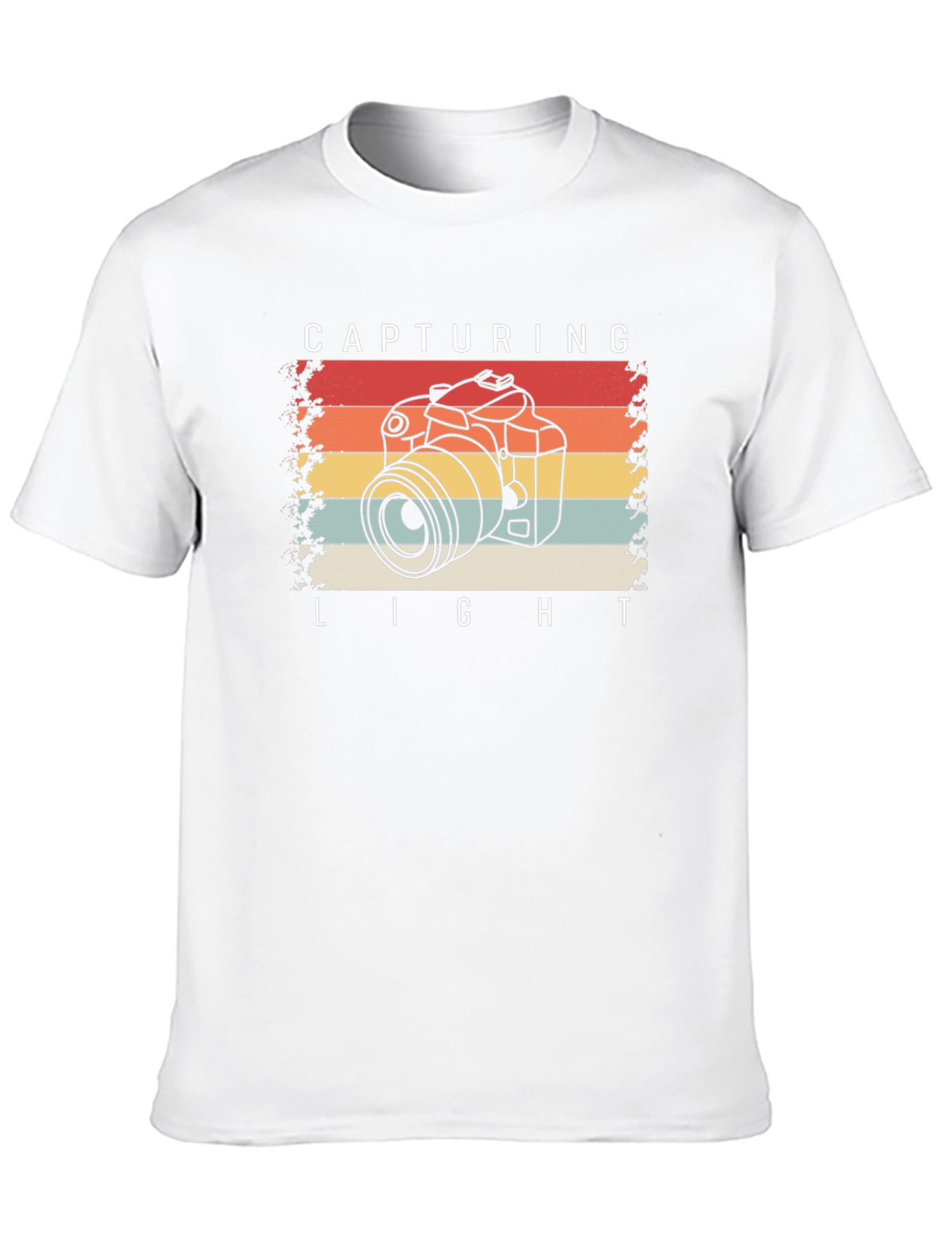 Retro Camera Graphic T-Shirt - Capturing Light