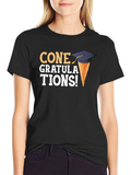 Cone Gratulations T-Shirt Graduation Gift