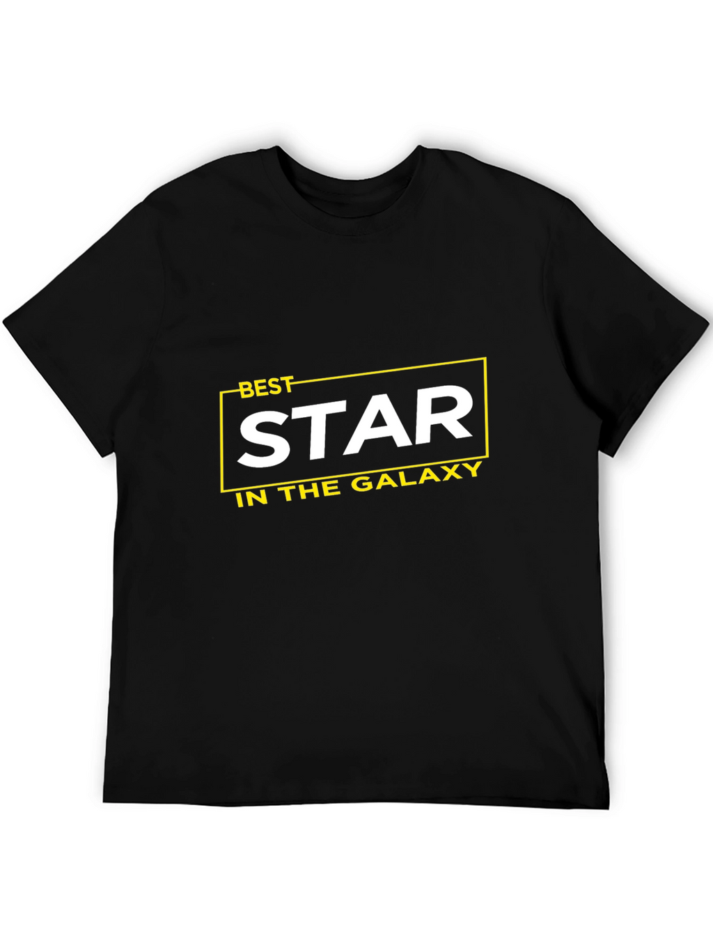 Best Star in the Galaxy Black Graphic Tee