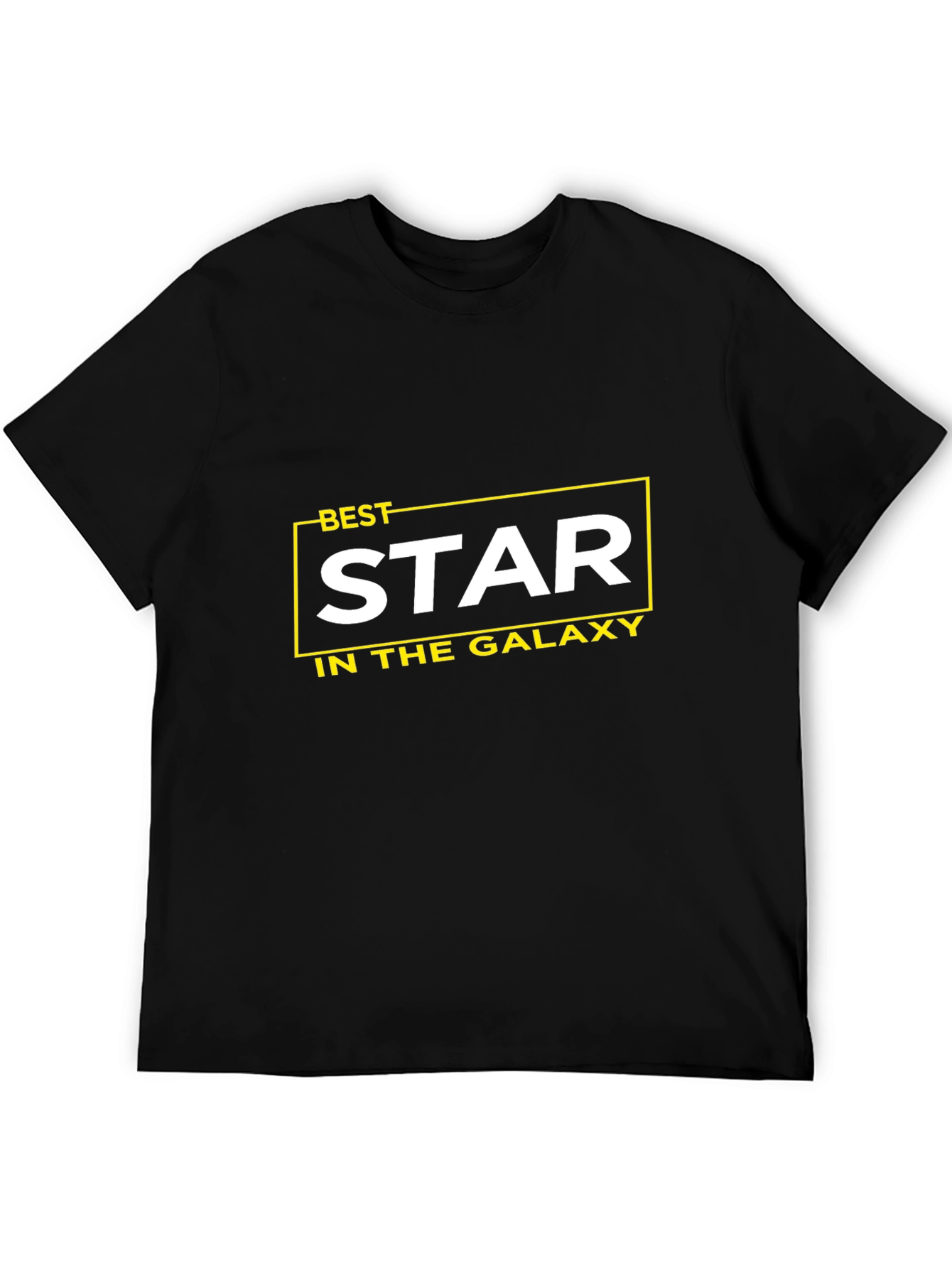 Best Star in the Galaxy Black Graphic Tee