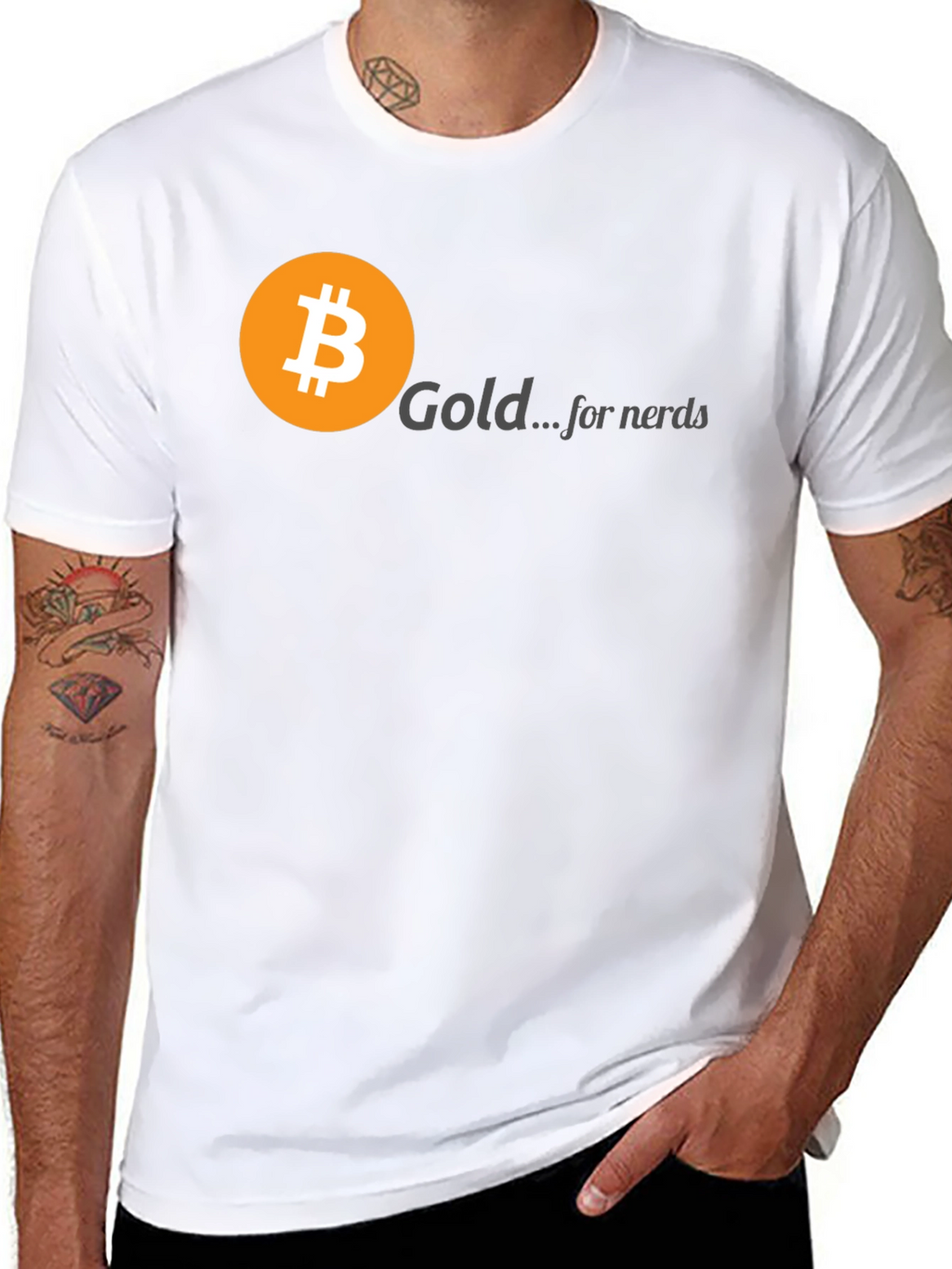 Bitcoin Gold for Nerds Graphic T-Shirt