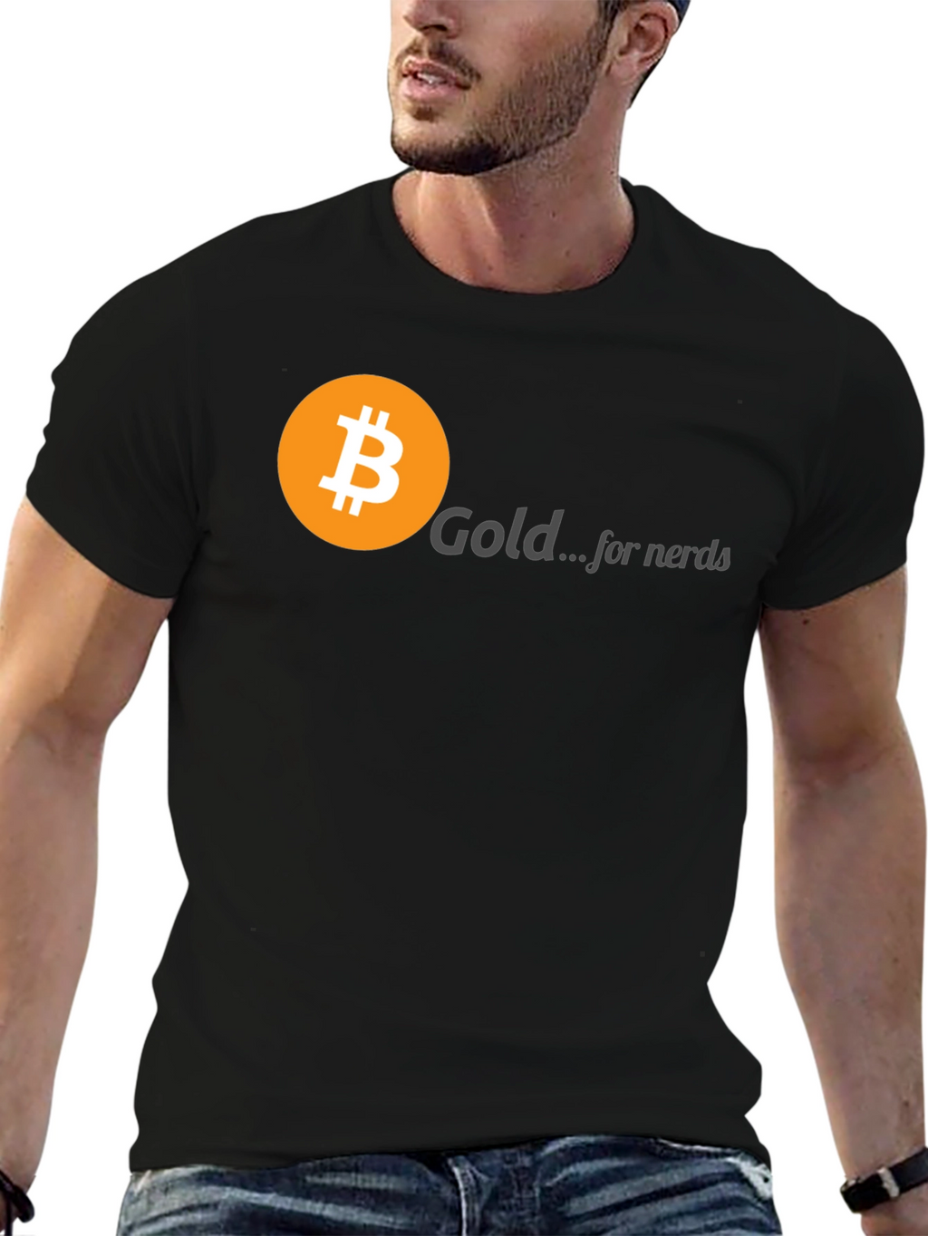 Bitcoin Gold for Nerds Graphic T-Shirt
