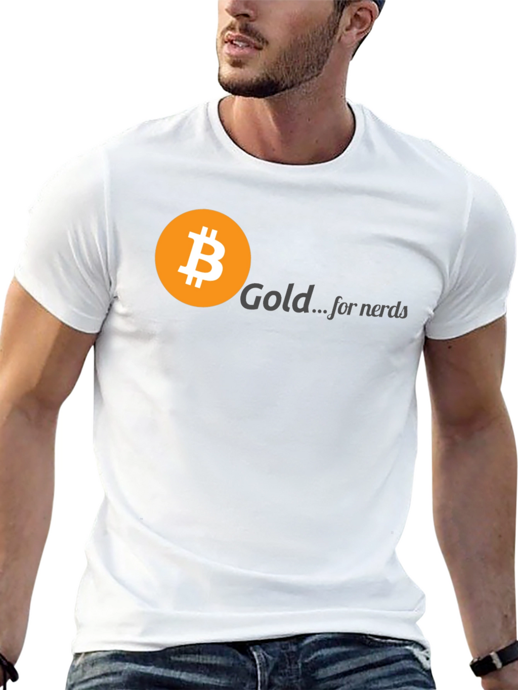 Bitcoin Gold for Nerds Graphic T-Shirt