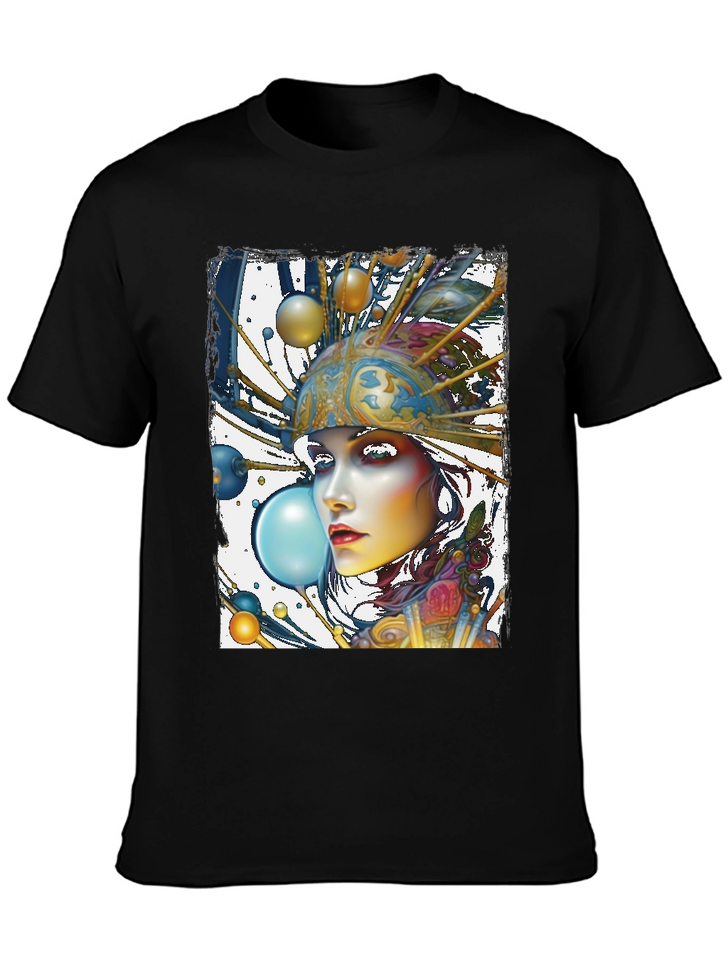 Artsy Woman Graphic Tee - Unique Style