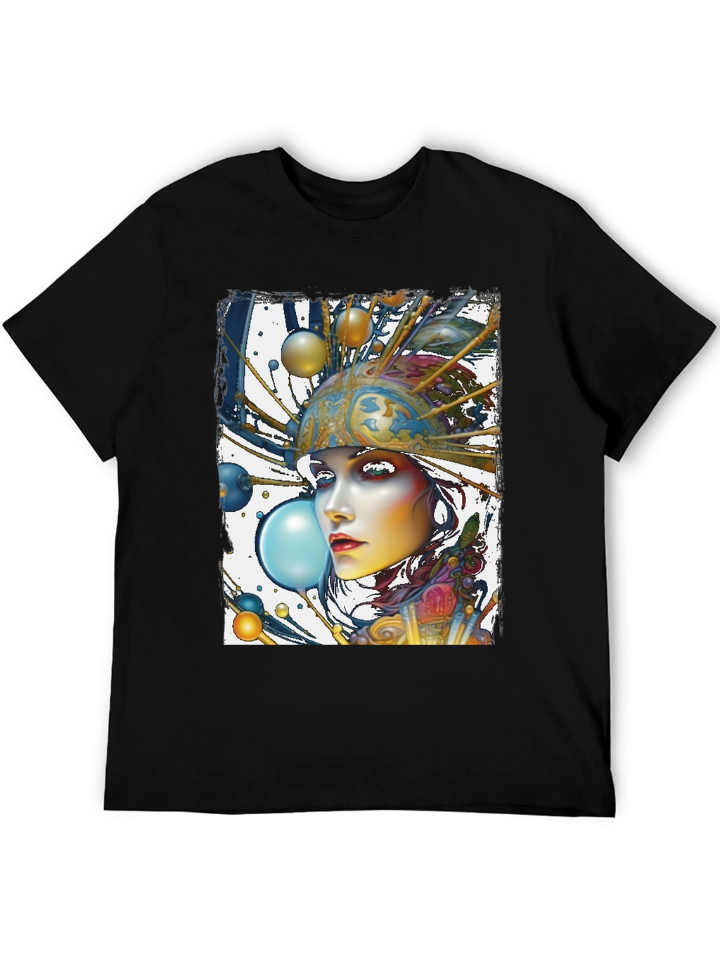 Artsy Woman Graphic Tee - Unique Style