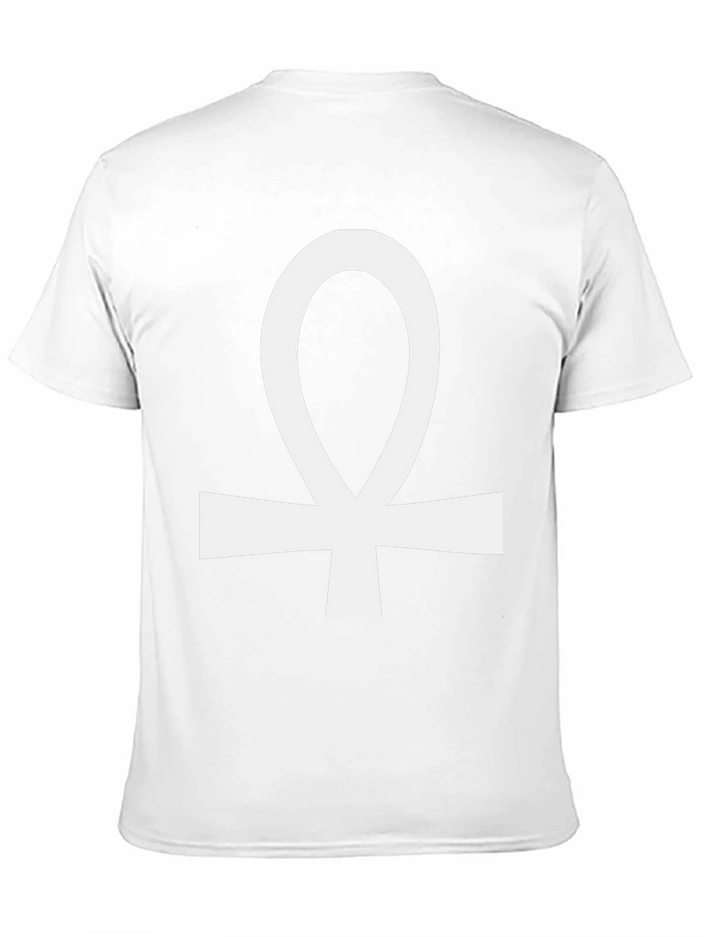 Ankh Symbol Graphic Tee - Black