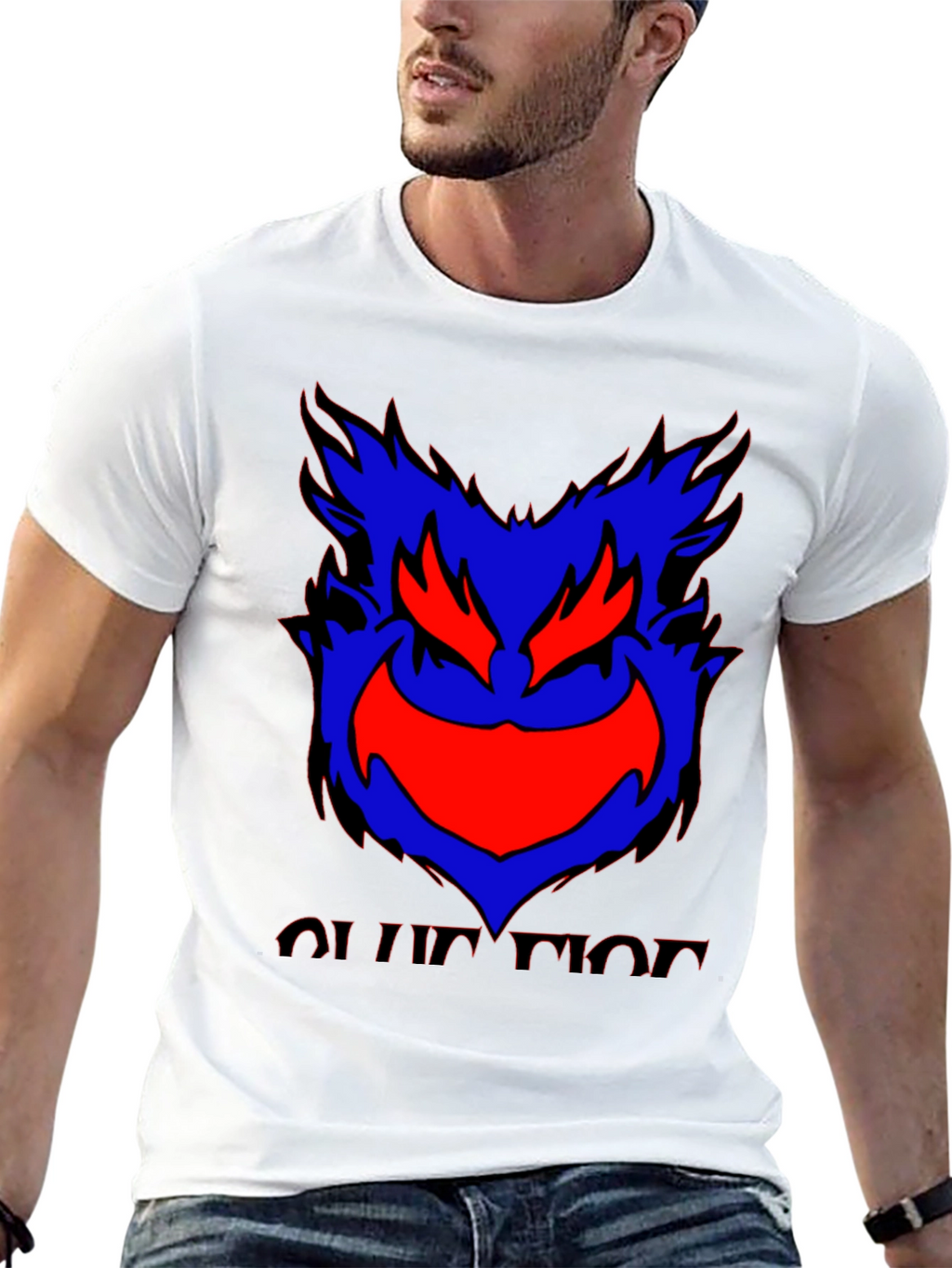 Monster Graphic Tee - Black