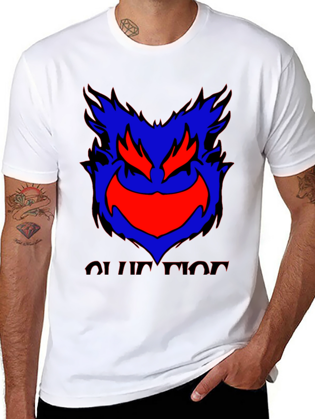 Monster Graphic Tee - Black