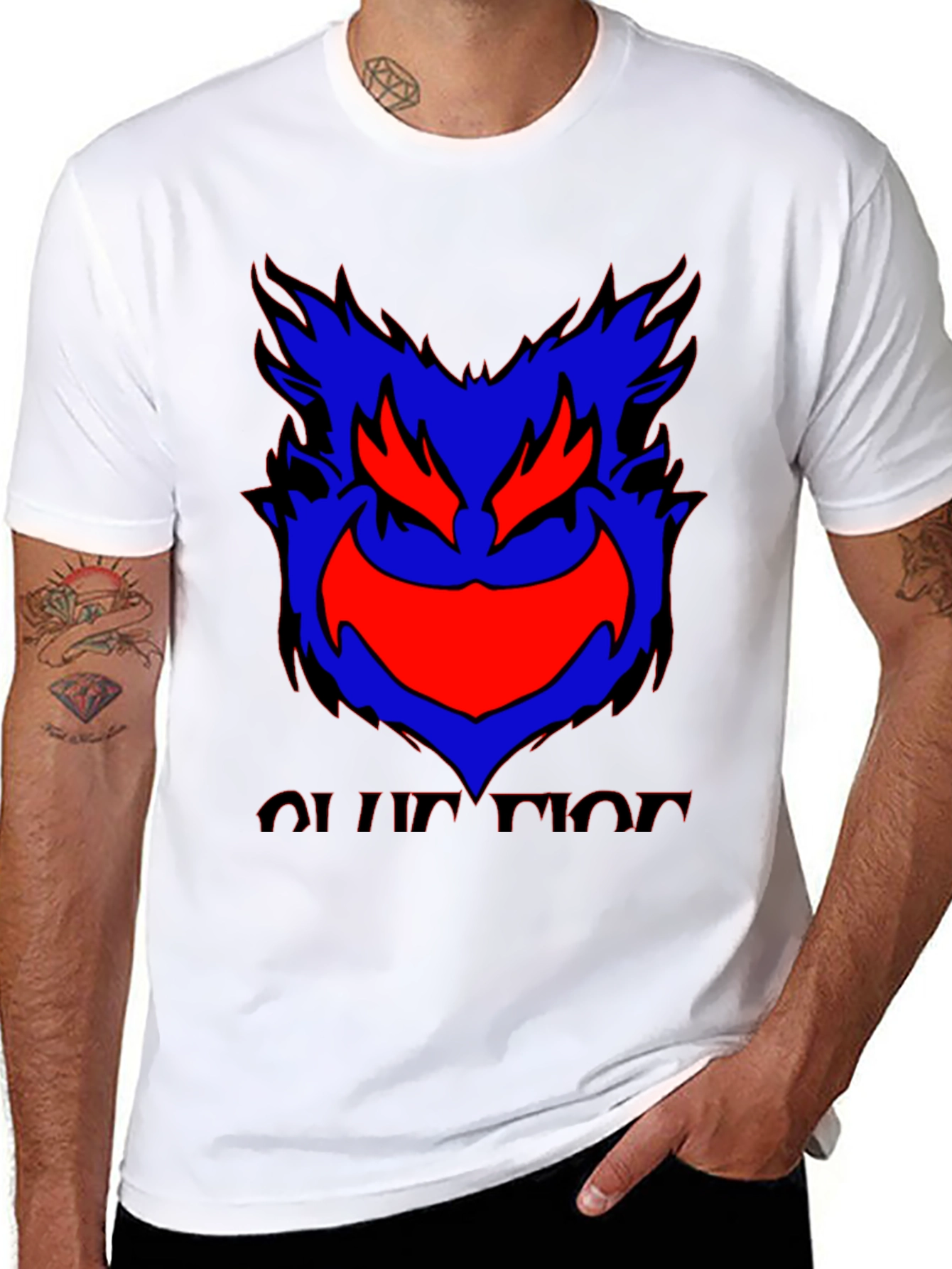 Monster Graphic Tee - Black
