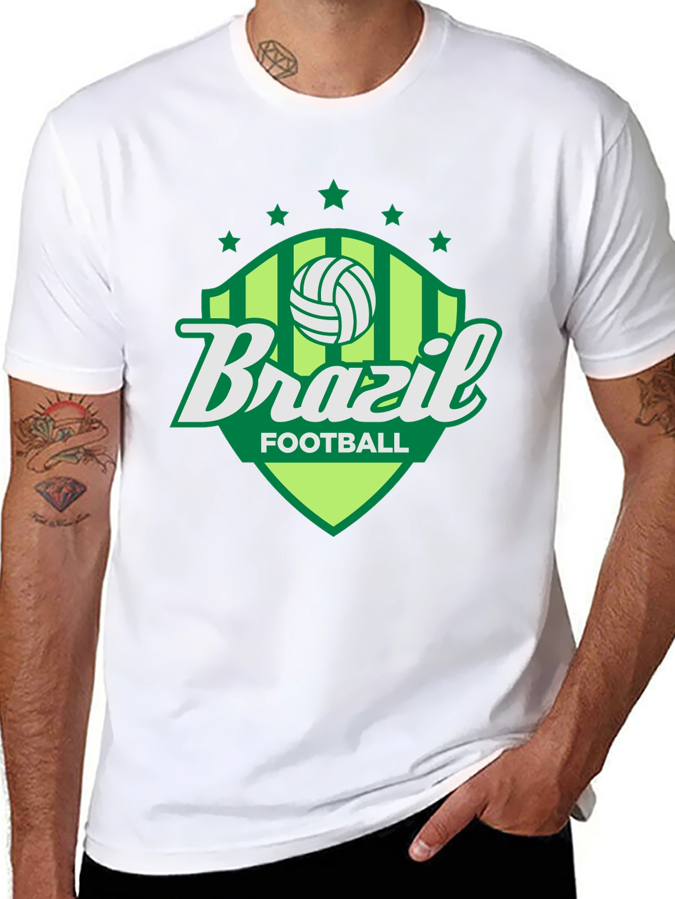 Brazil Football T-Shirt - Soccer Fan Apparel