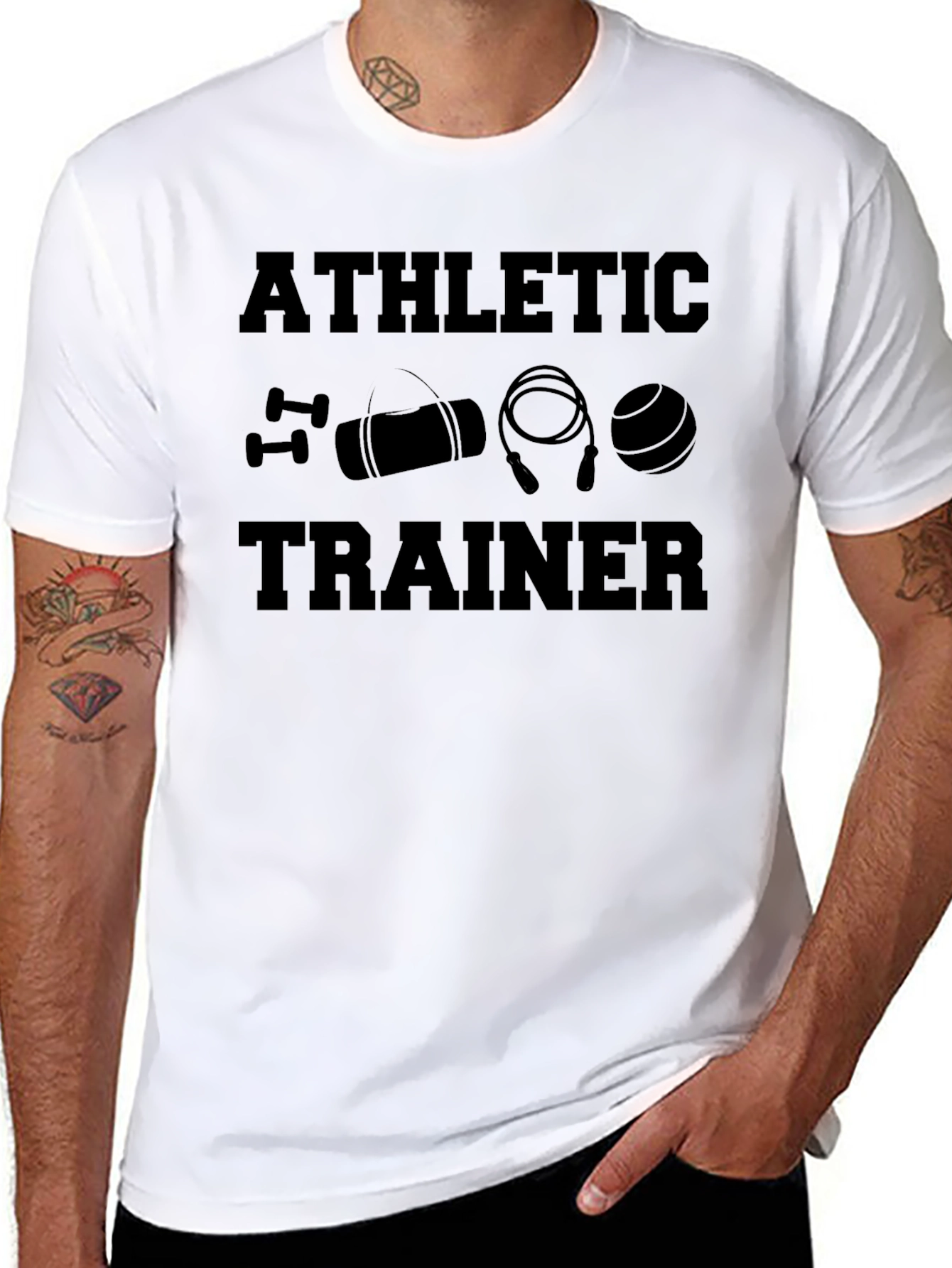 Athletic Trainer Black T-Shirt