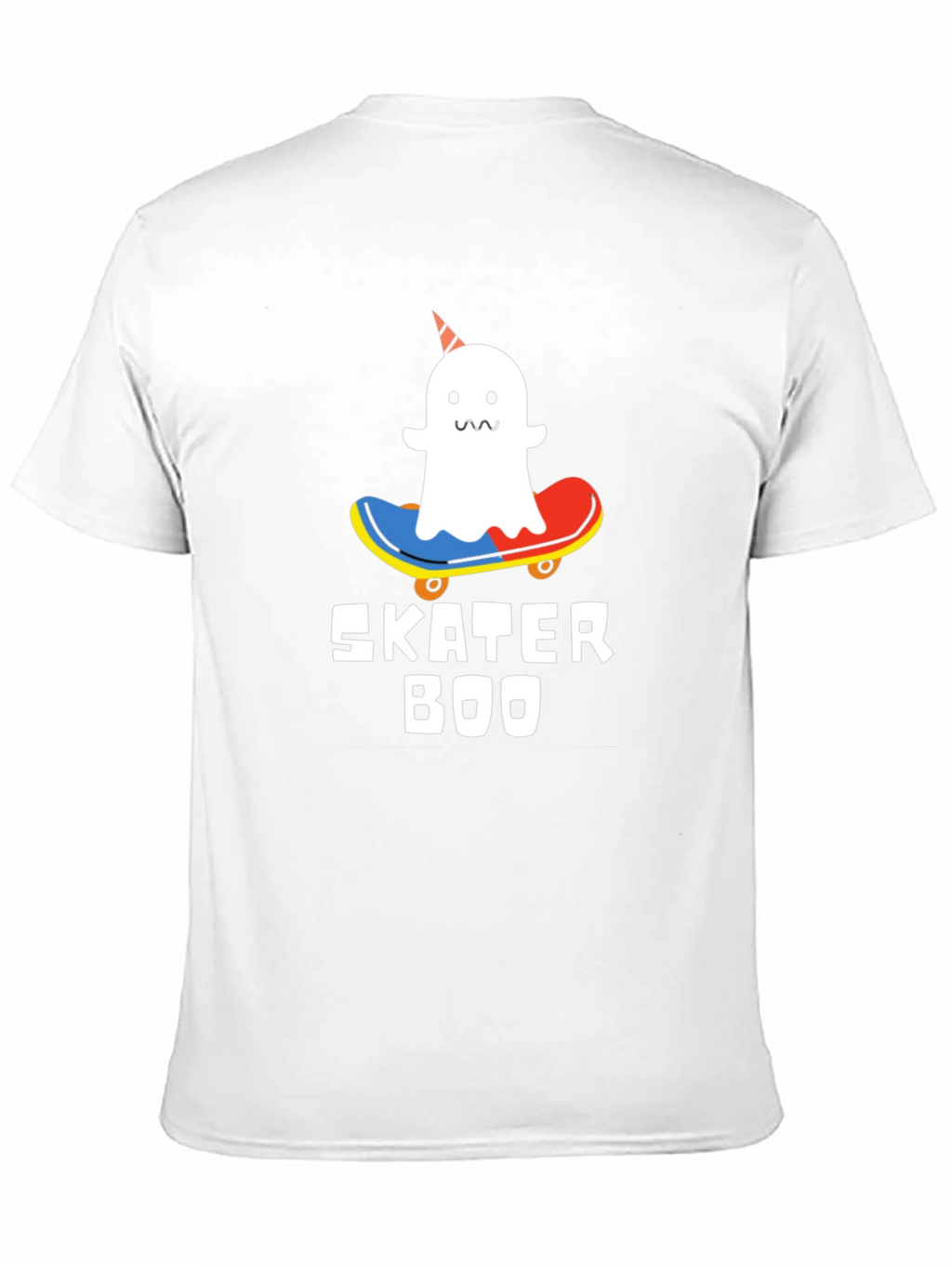 Skater Boo T-Shirt - Ghost on Skateboard