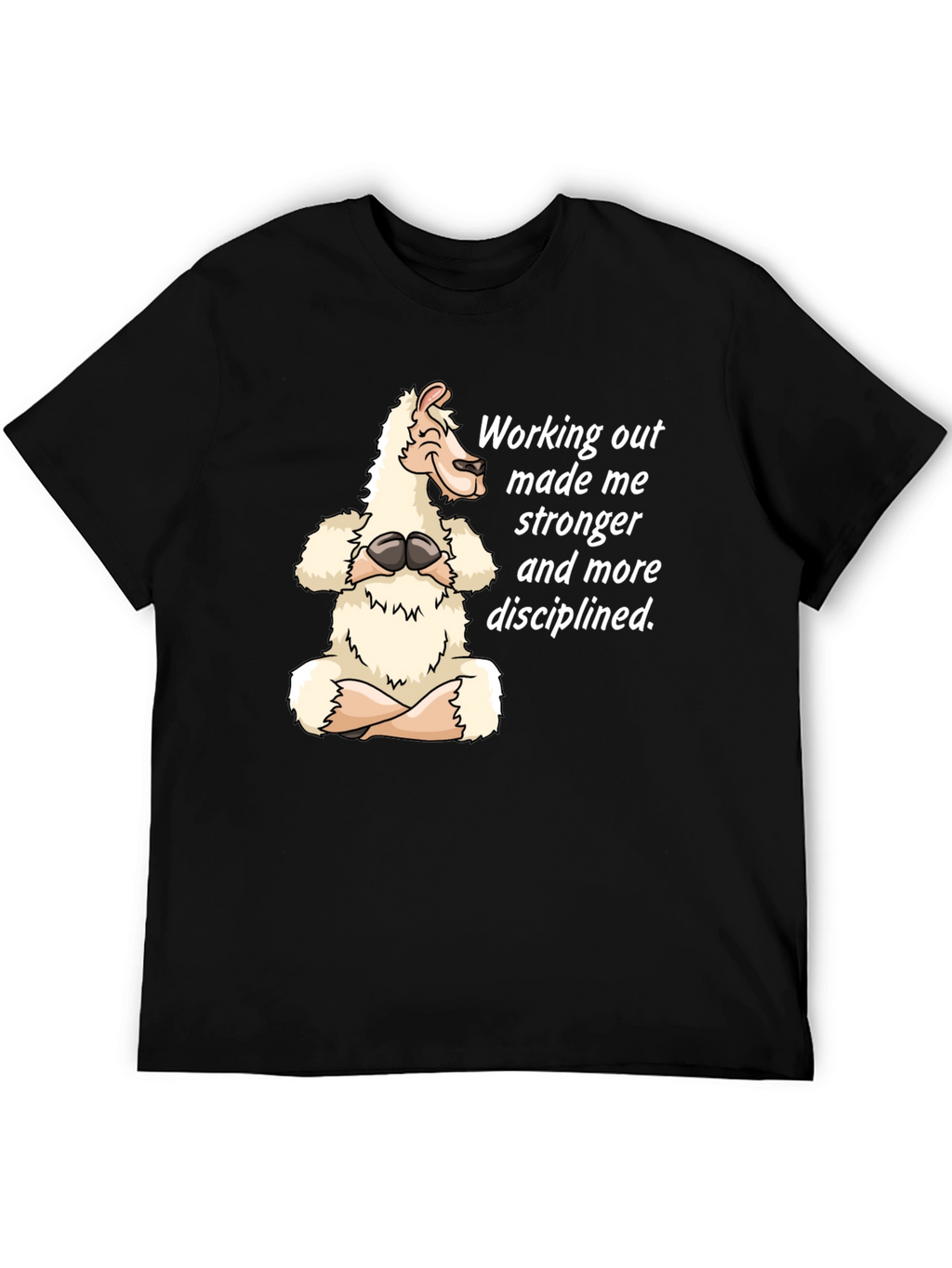 Yoga Llama Graphic T-Shirt - Workout Motivation