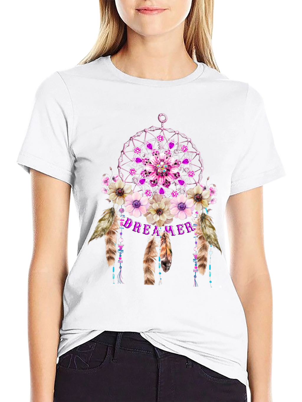 Dreamer Dreamcatcher Graphic T-Shirt