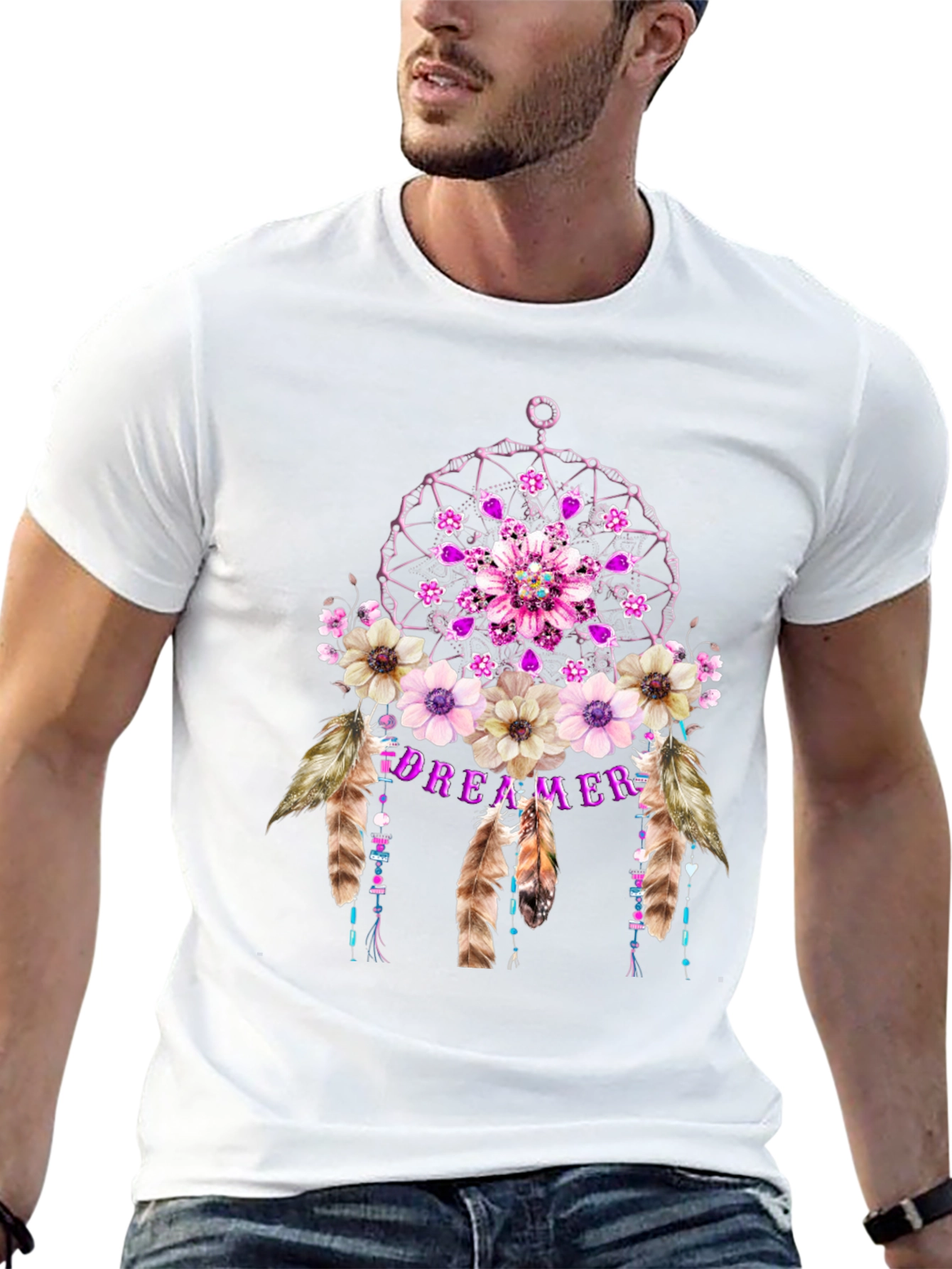 Dreamer Dreamcatcher Graphic T-Shirt
