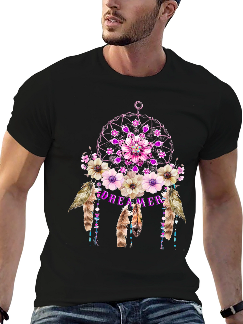 Dreamer Dreamcatcher Graphic T-Shirt