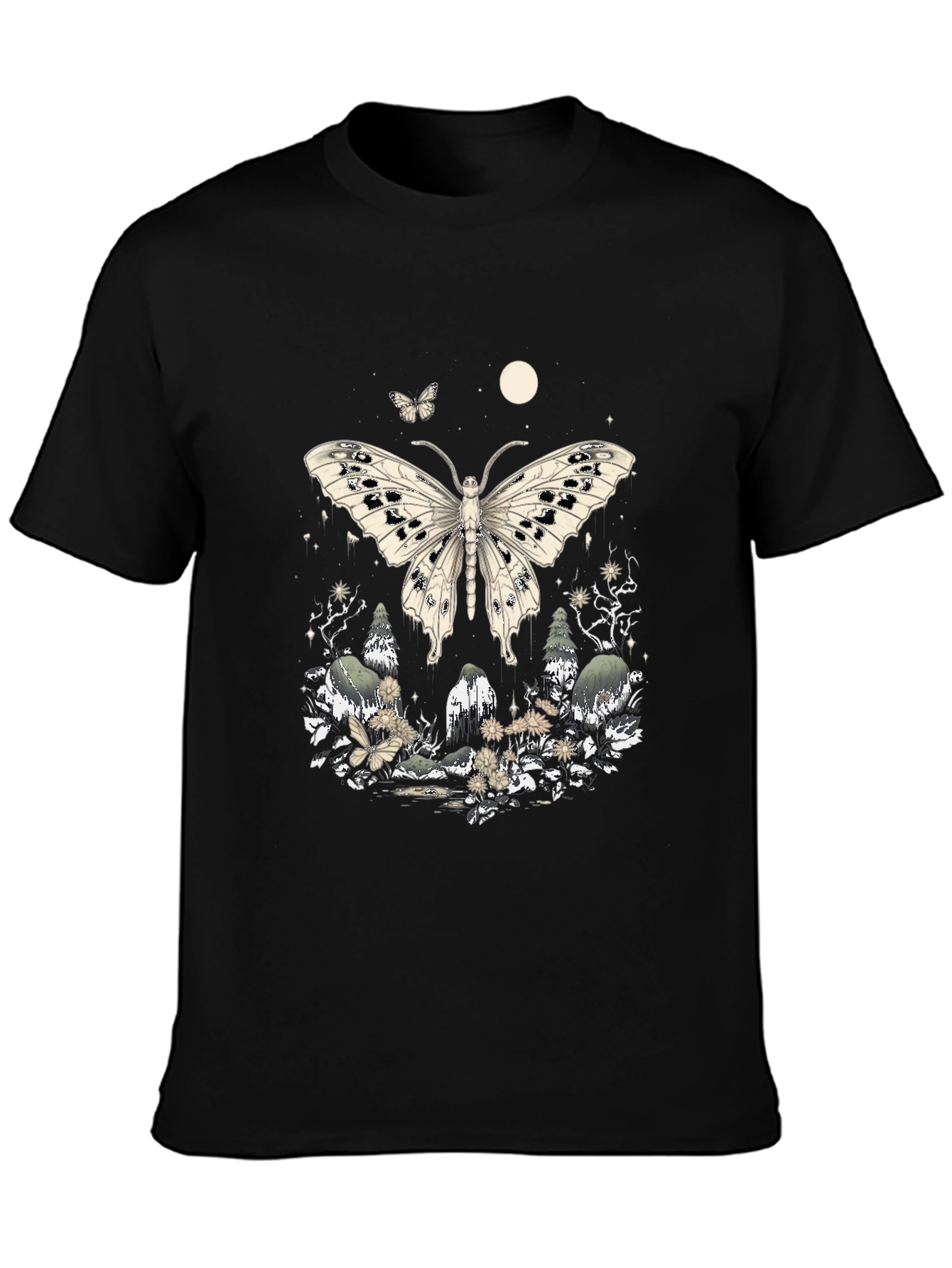 Butterfly Forest Graphic Tee - Unique Design