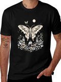 Butterfly Forest Graphic Tee - Unique Design