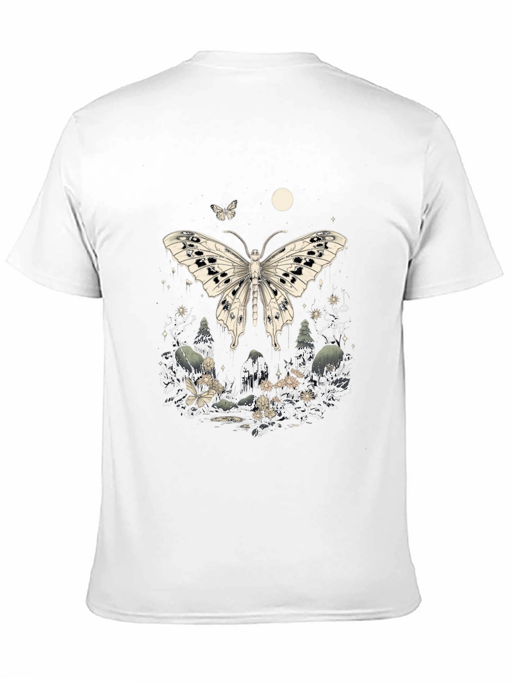 Butterfly Forest Graphic Tee - Unique Design