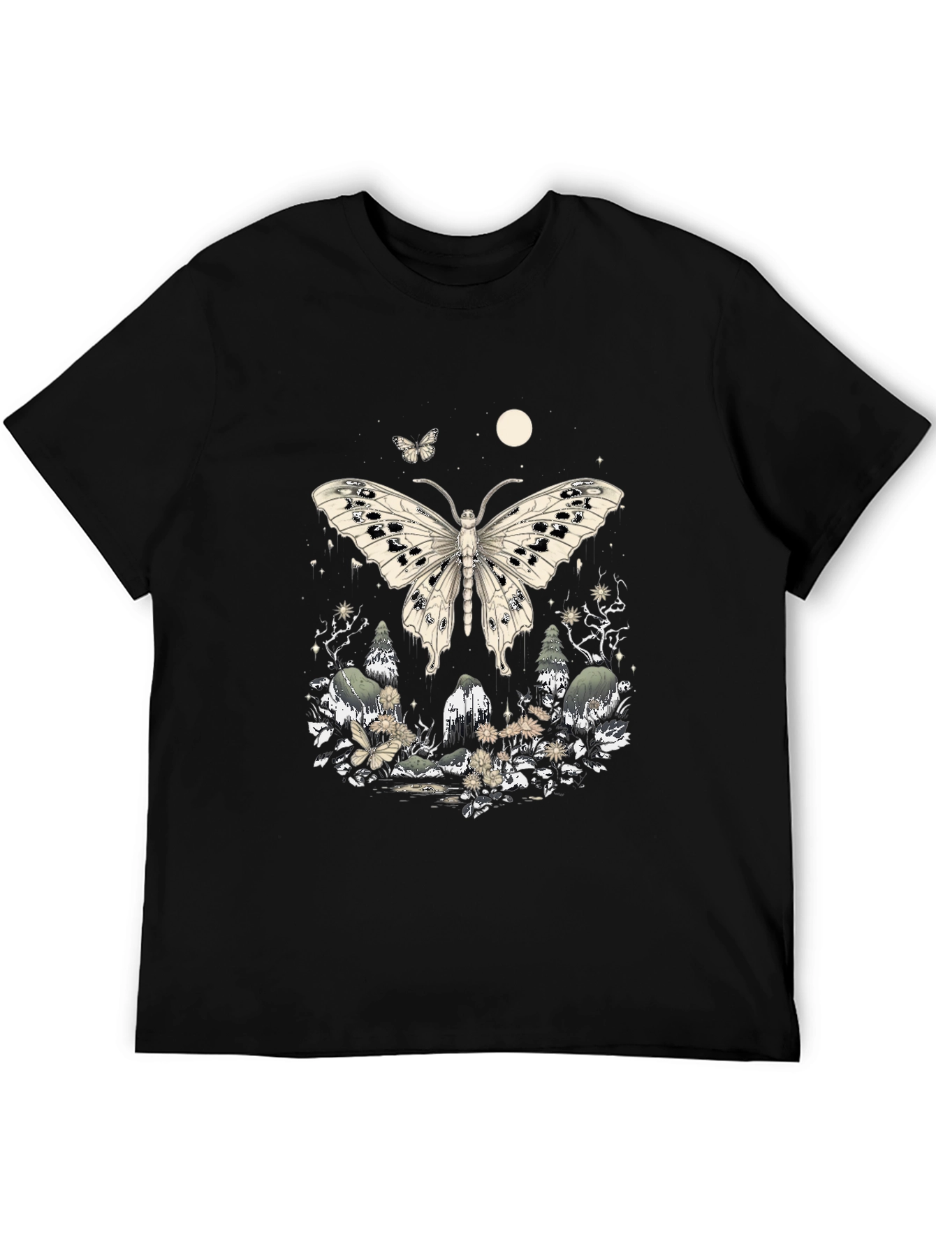 Butterfly Forest Graphic Tee - Unique Design