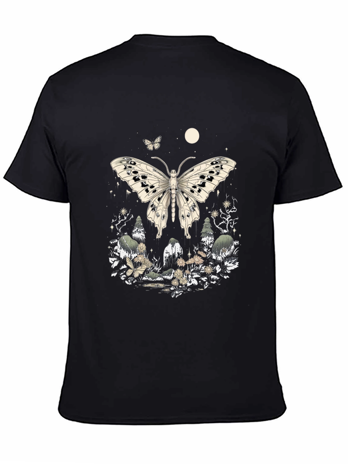 Butterfly Forest Graphic Tee - Unique Design