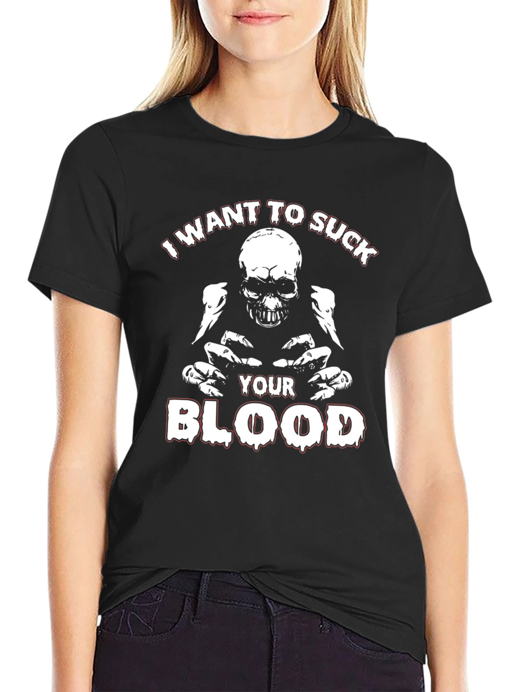 I Want to Suck Your Blood Graphic T-Shirt