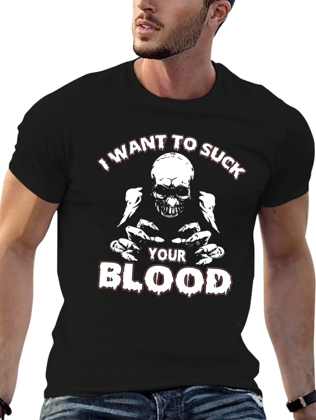 I Want to Suck Your Blood Graphic T-Shirt