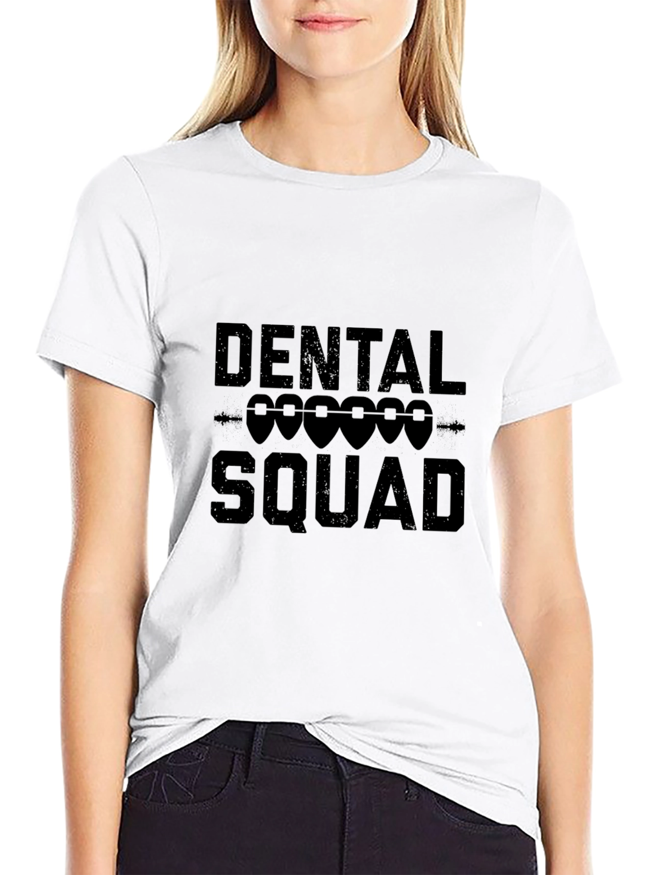Dental Squad Tee - Black Graphic T-Shirt