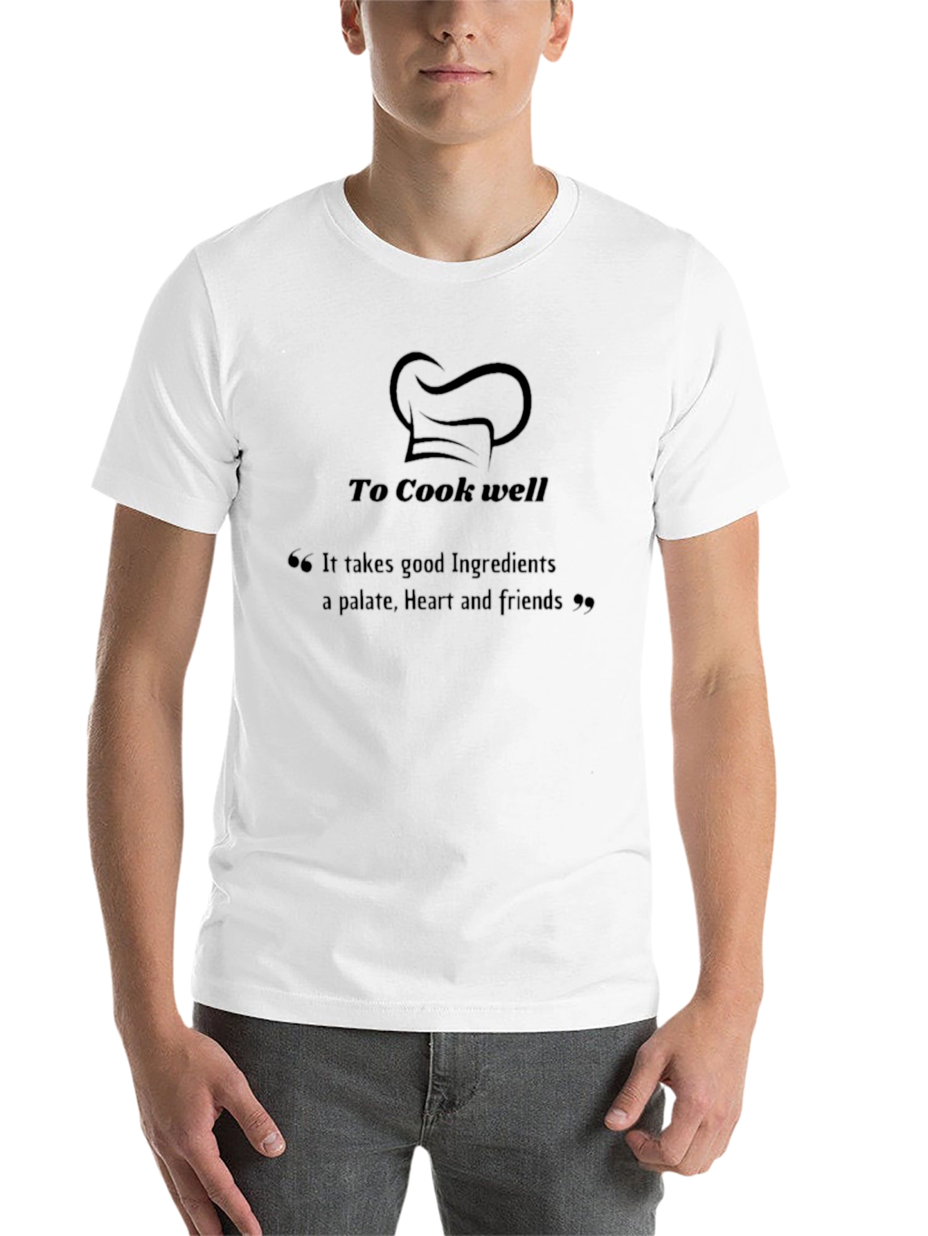 To Cook Well Graphic Tee - Chef Hat Shirt