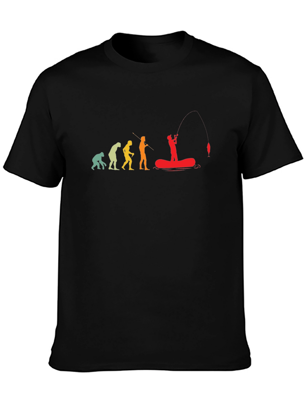 Evolution of Fishing T-Shirt - Angler Tee