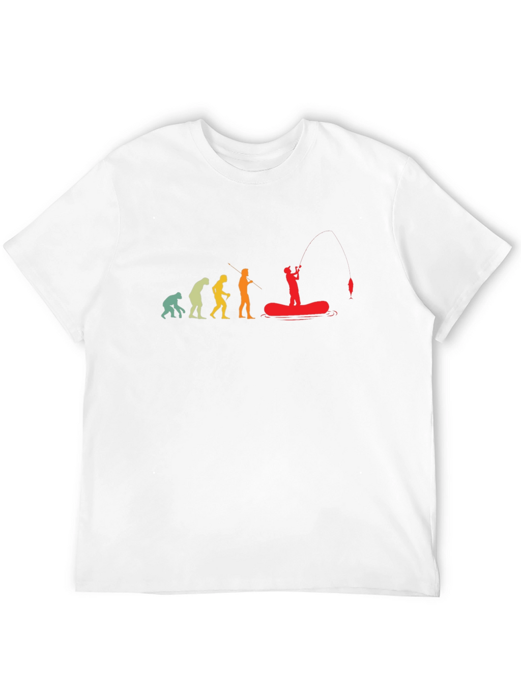 Evolution of Fishing T-Shirt - Angler Tee