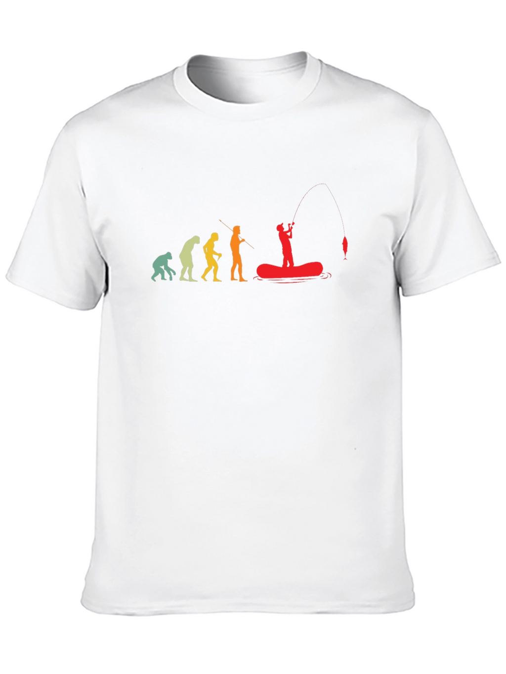 Evolution of Fishing T-Shirt - Angler Tee