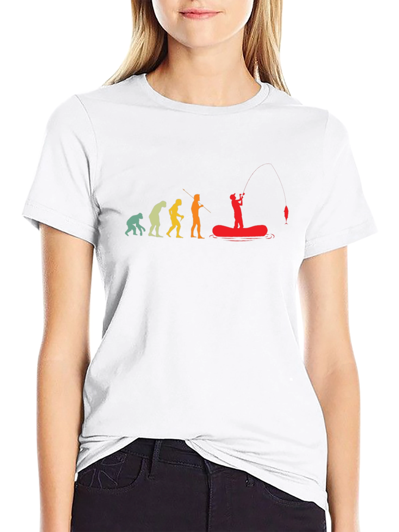 Evolution of Fishing T-Shirt - Angler Tee