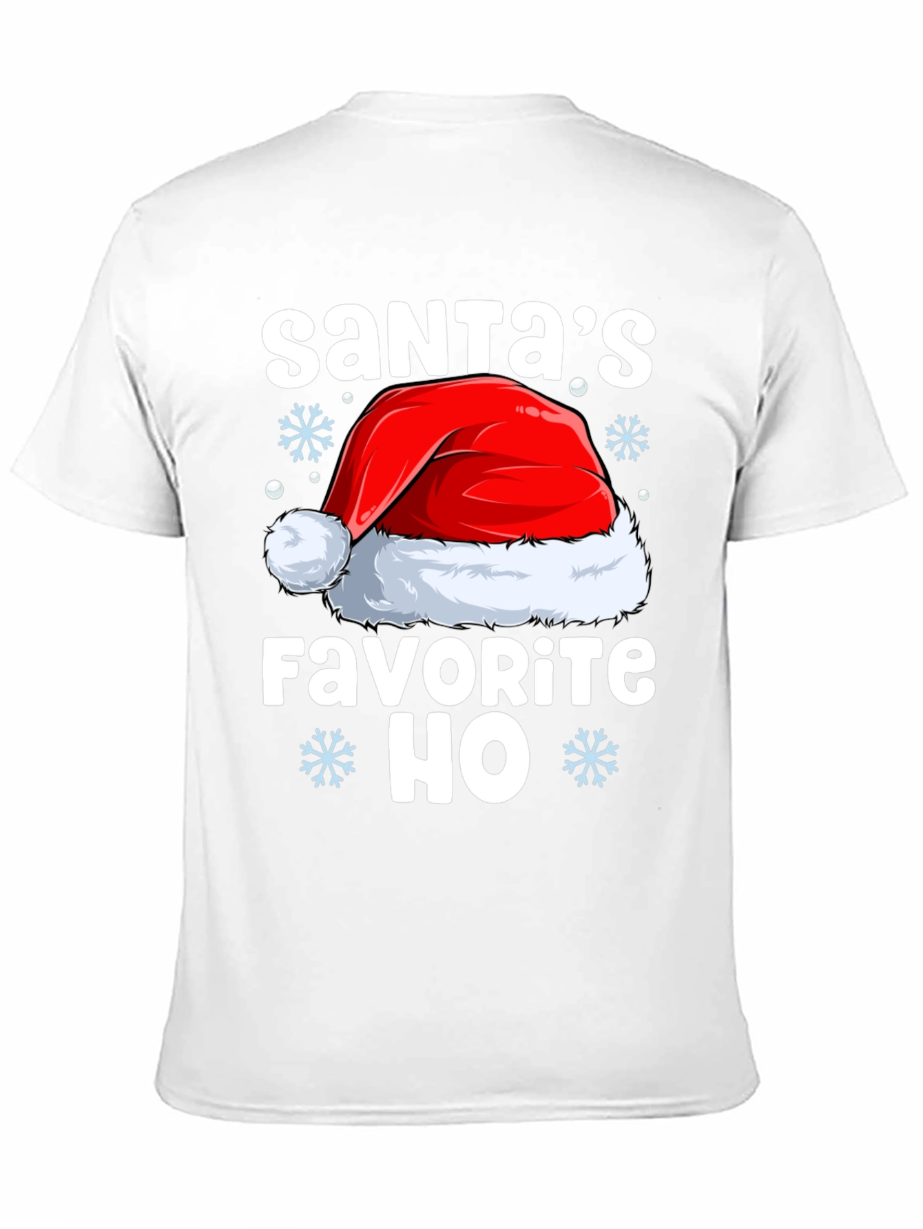 Santas Favorite HO Black Christmas T-Shirt
